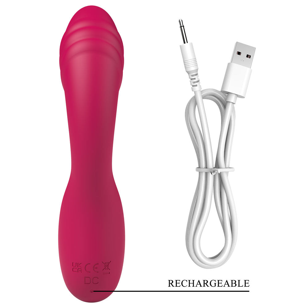 Party Up DALIDA - Pink - Pink 16.2 cm USB Rechargeable Rabbit Vibrator-BP-W00002