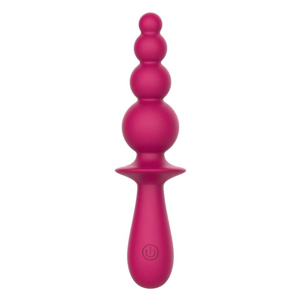 Party Up EVAJANE - Pink - Pink 17.1 cm USB Rechargeable Beaded Vibrator-BP-W00004