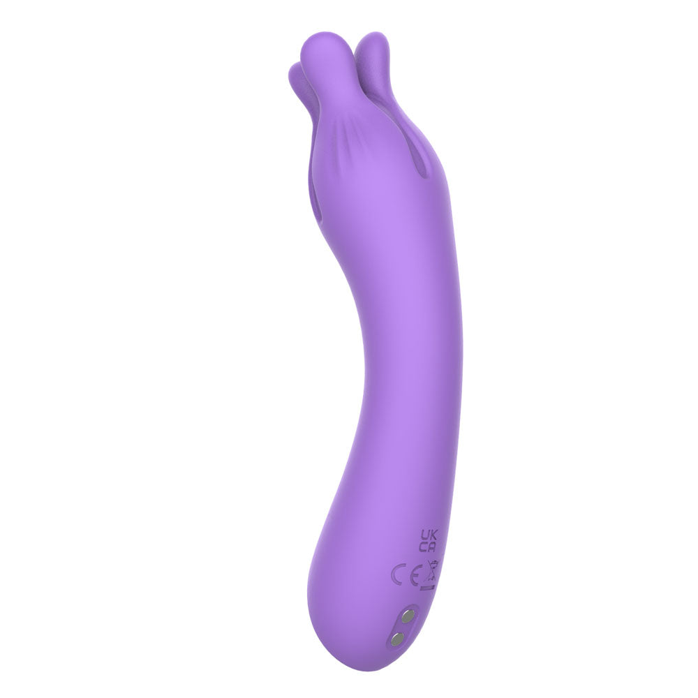 Party Up KELLY - Purple - Purple 13.7 cm USB Rechargeable Vibrator-BP-W00008