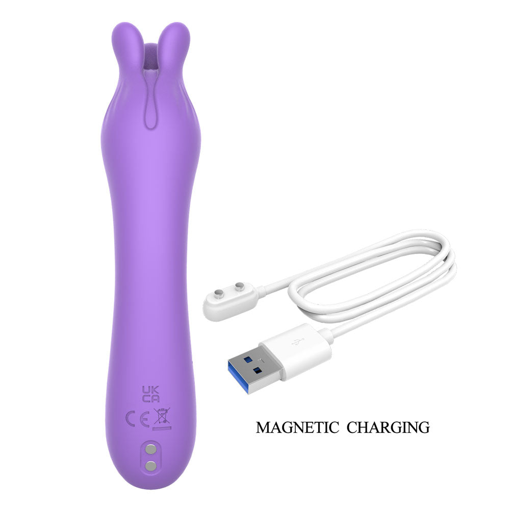 Party Up KELLY - Purple - Purple 13.7 cm USB Rechargeable Vibrator-BP-W00008