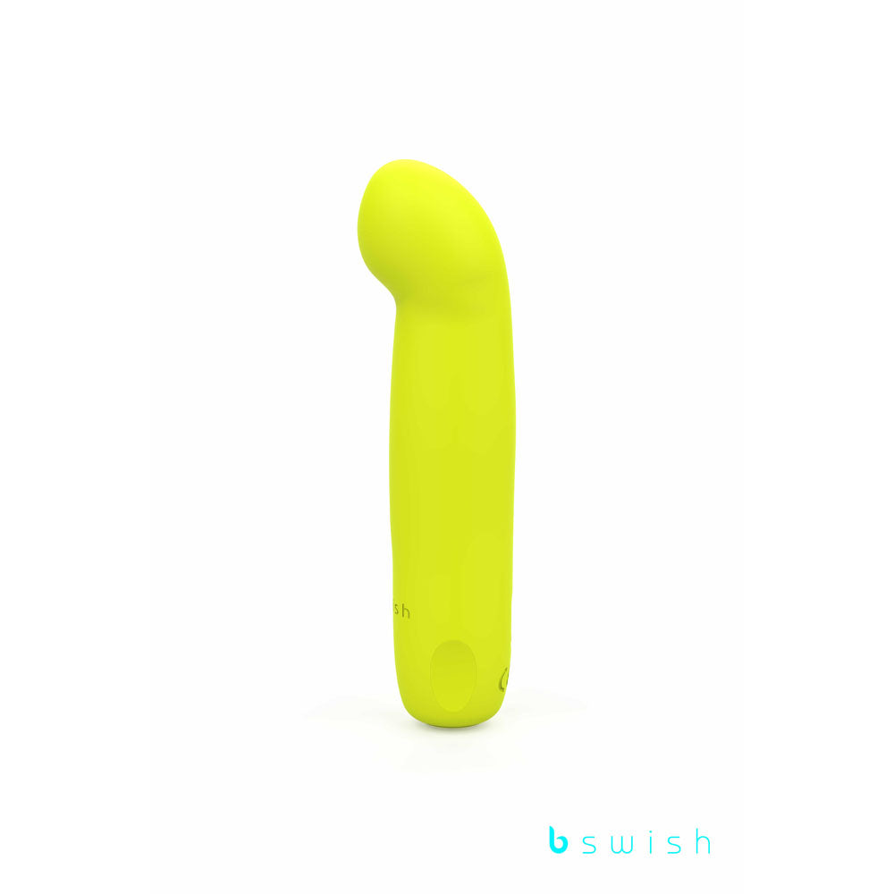 Bcute Curve Infinite Classic Limited Edition - Citrus Yellow - Yellow 10 cm USB Rechargeable Vibrator with Limited Edition Storage Case-BSBCI0389