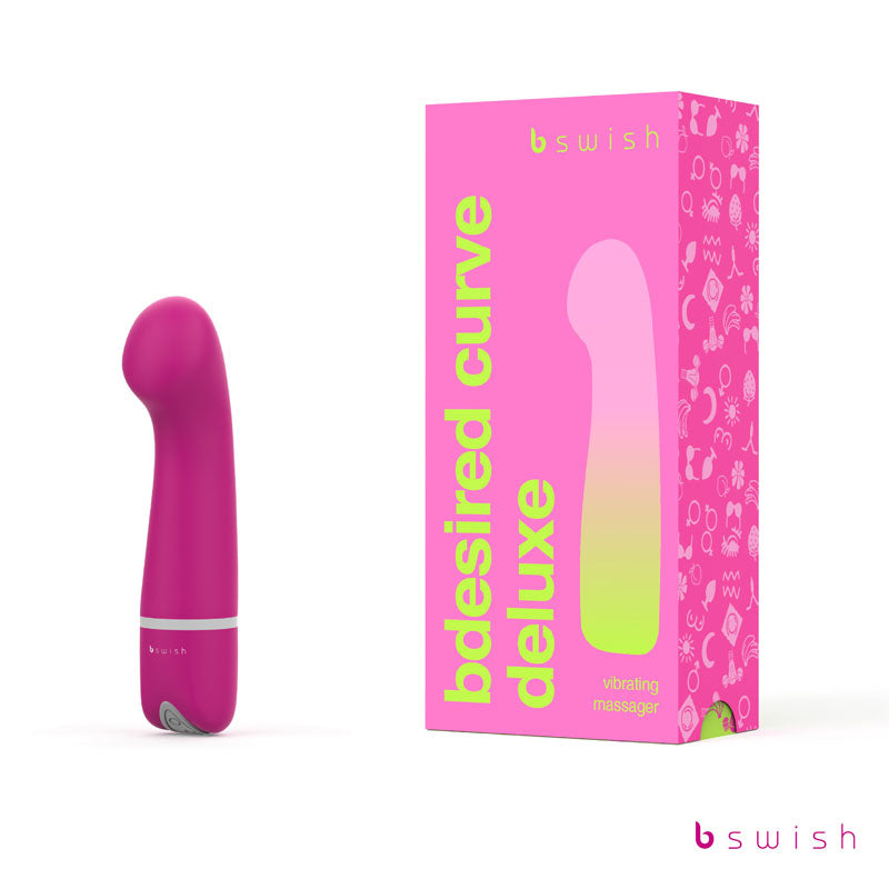 Bdesired Deluxe Curve - Rose - Rose 15.2 cm Vibrator-BSBDR0606