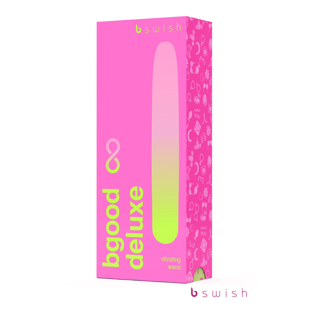 Bgood Infinite Deluxe - Rose - Rose 18 cm USB Rechargeable Vibrator-BSBGI0419