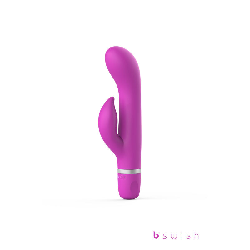 Bwild Classic Marine - Cerise - Cerise 15.2 cm Rabbit Vibrator-BSCWM1481