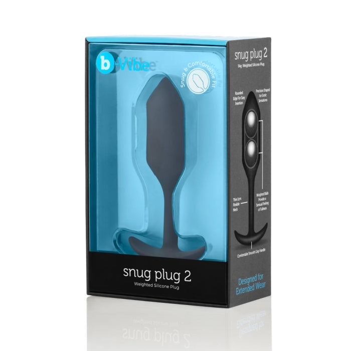 b-Vibe SNUG PLUG 2 BLACK-BV-008BLK