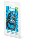 b-Vibe Snug Ring Lite - 3-Pack Snug Fit Silicone Cock Ring-BV-127
