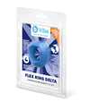 b-Vibe Flex Ring Delta - Silicone Cock Ring - Blue-BV-139