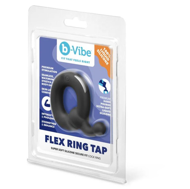 b-Vibe Flex Tap - Silicone Cock Ring-BV-143