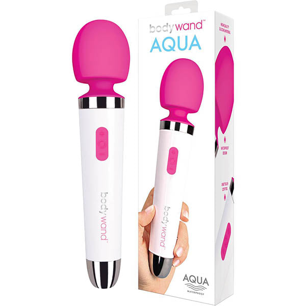 Bodywand Aqua - White/Pink Massager Wand-BW121