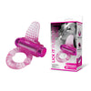 Bodywand Rechargeable Lick It Pleasure Ring - Pink USB Rechargeable Vibrating Cock Ring-BW1502