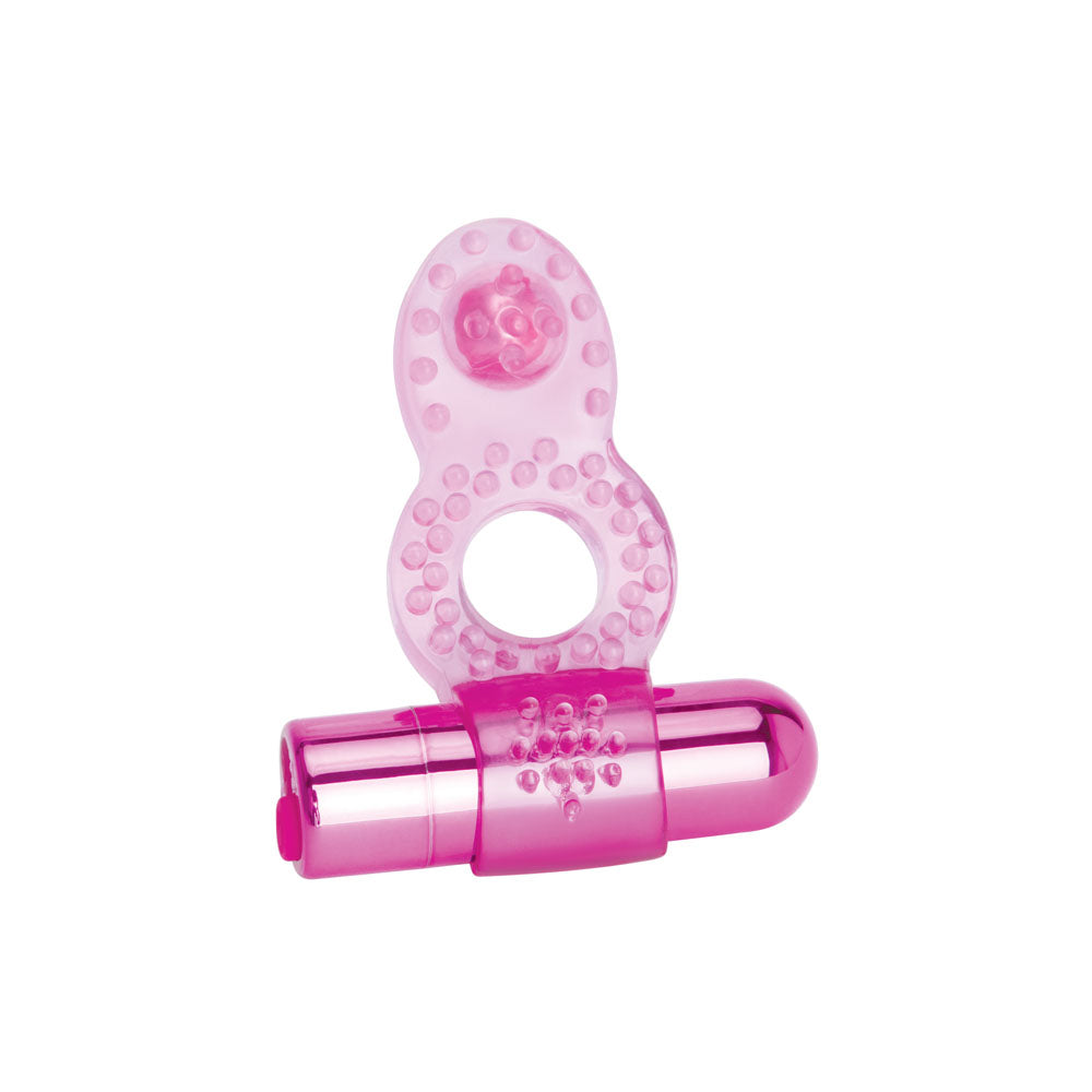 Bodywand Rechargeable Deluxe Orgasm Enhancer Ring - Pink USB Rechargeable Vibrating Cock Ring-BW1503