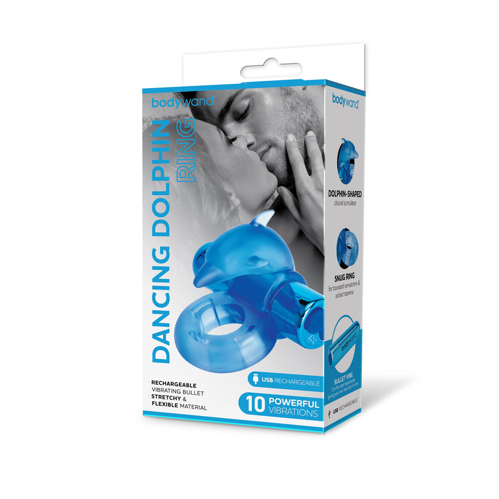 Bodywand Rechargeable Dancing Dolphin Ring-(bw1507)