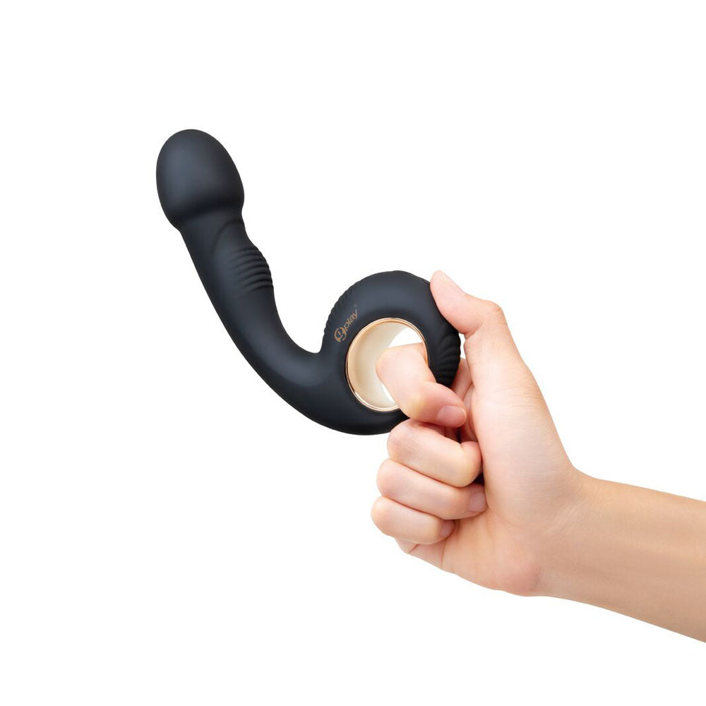 Bodywand G-Play Vibrating Squirt Trainer - Black 17 cm USB Rechargeable Vibrator-BW804