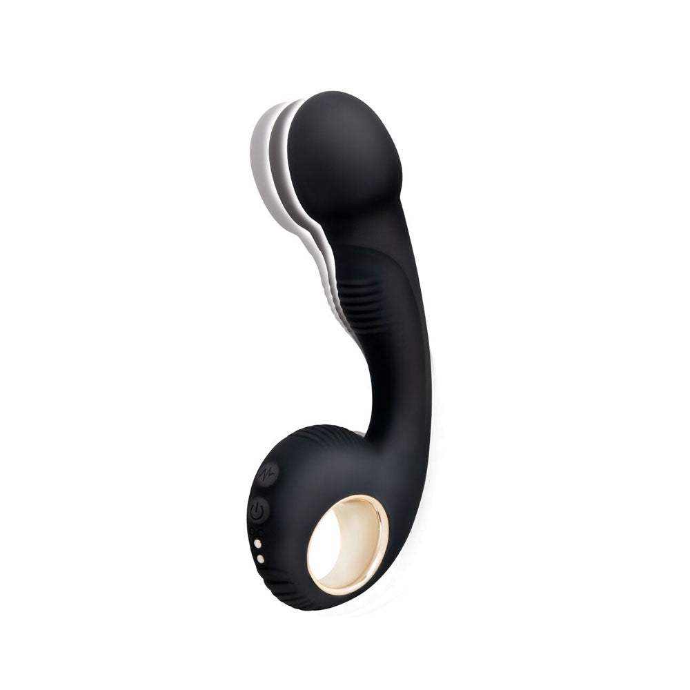 Bodywand G-Play Vibrating Squirt Trainer - Black 17 cm USB Rechargeable Vibrator-BW804