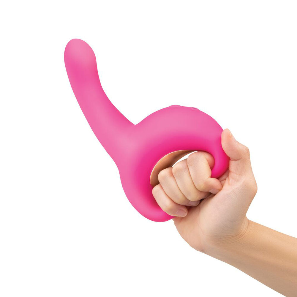 Bodywand G-Play Ultimate Come Hither Squirt Master - Pink 19 cm USB Rechargeable Vibrator-BW806