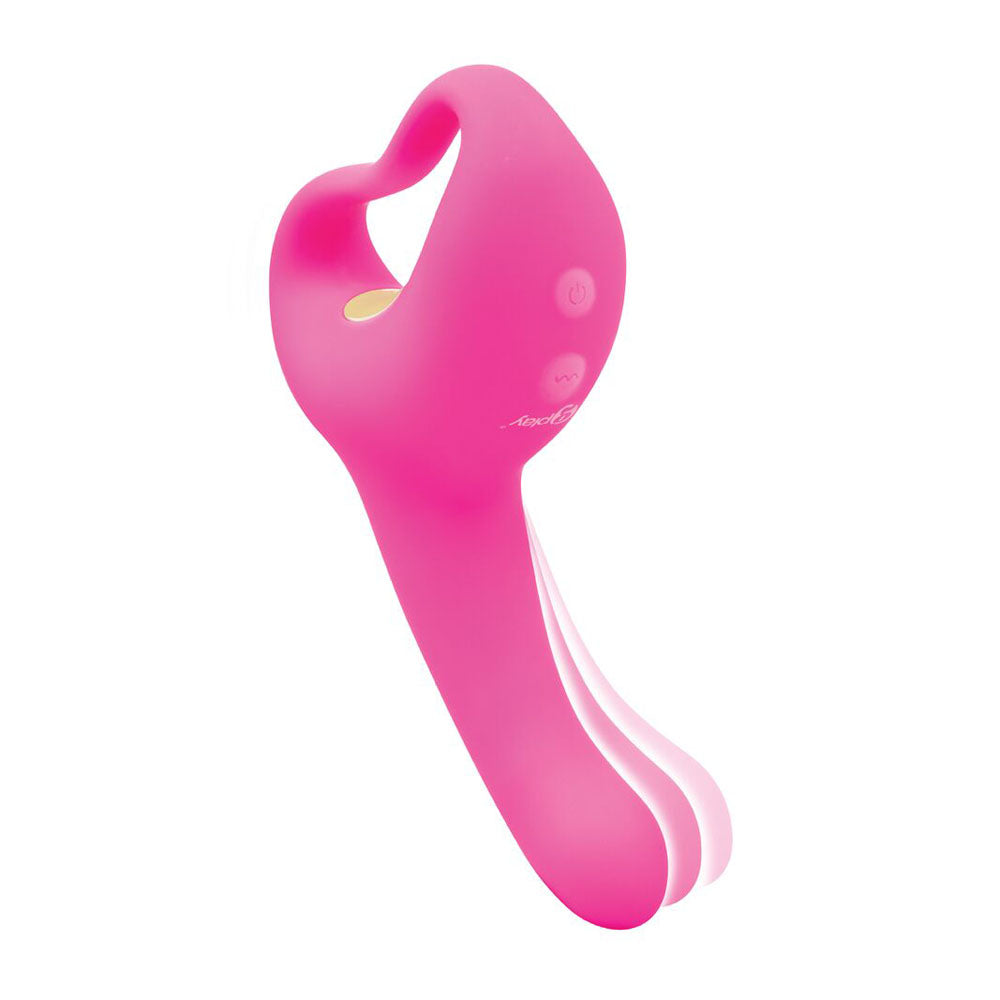 Bodywand G-Play Ultimate Come Hither Squirt Master - Pink 19 cm USB Rechargeable Vibrator-BW806