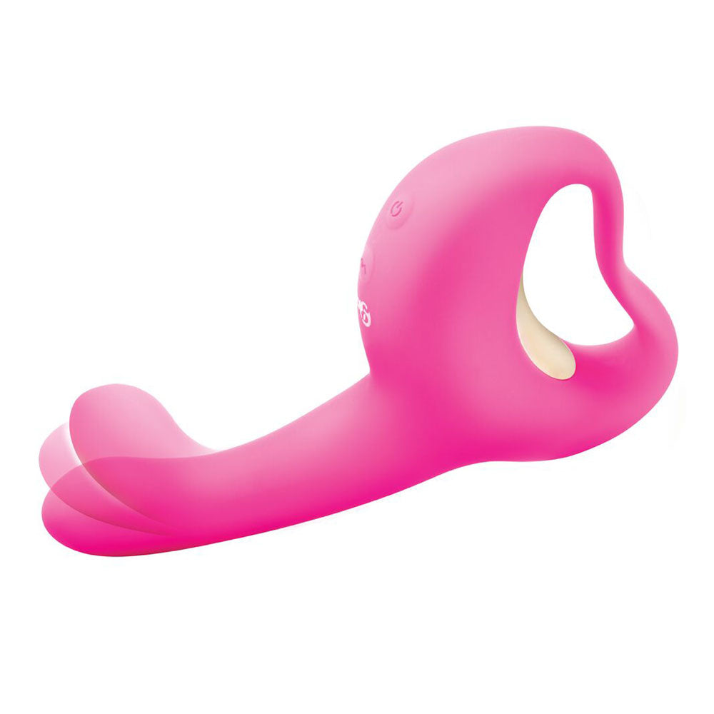 Bodywand G-Play Ultimate Come Hither Squirt Master - Pink 19 cm USB Rechargeable Vibrator-BW806