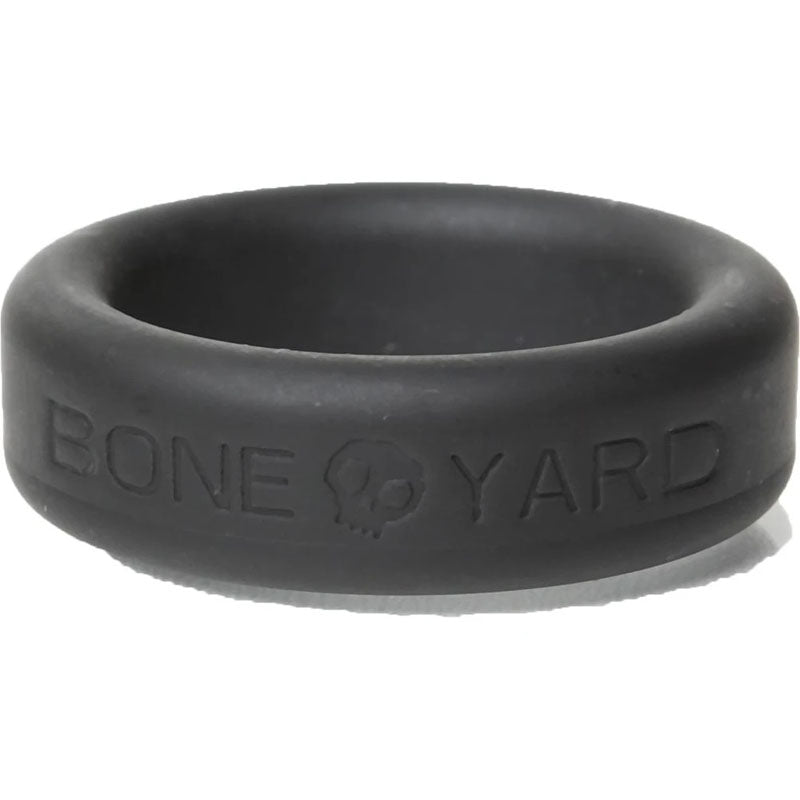 Boneyard Silicone Ring 30mm - Black 30 mm Cock Ring-BY0130