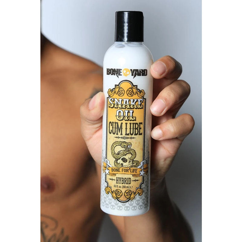 Boneyard Snake Oil Cum Lube 236 ml - Hybrid Cum Lubricant - 236 ml Bottle-BY0410