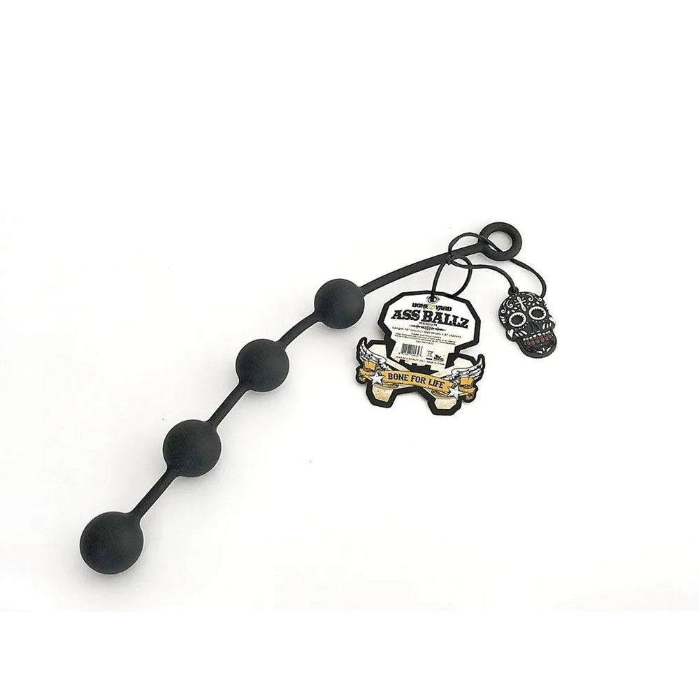 Boneyard Ass Ballz M - Black 40 cm Medium Anal Balls-BY0432