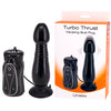 Turbo Thrust Vibrating Butt Plug - Black 17 cm Thrusting and Vibrating Butt Plug-C0036B1SPGBX