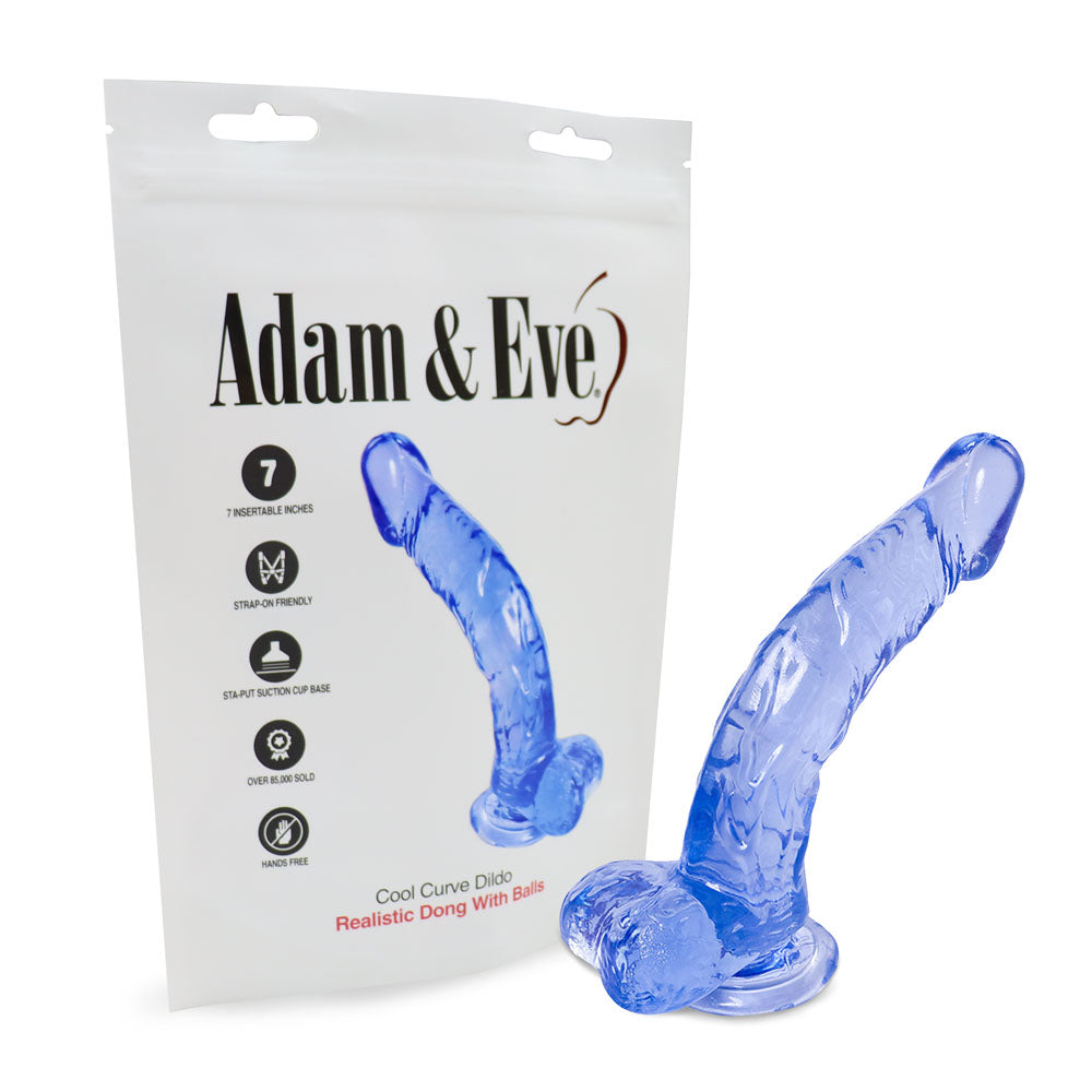 Adam & Eve Cool Curve Jelly Dong-(c854 4000)