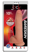 JOCK 10" Bareskin Dong with Balls Vanilla