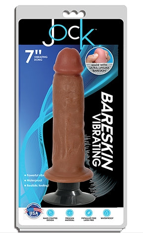 JOCK 7" Bareskin Vibrating Dong No Balls-CN09063512