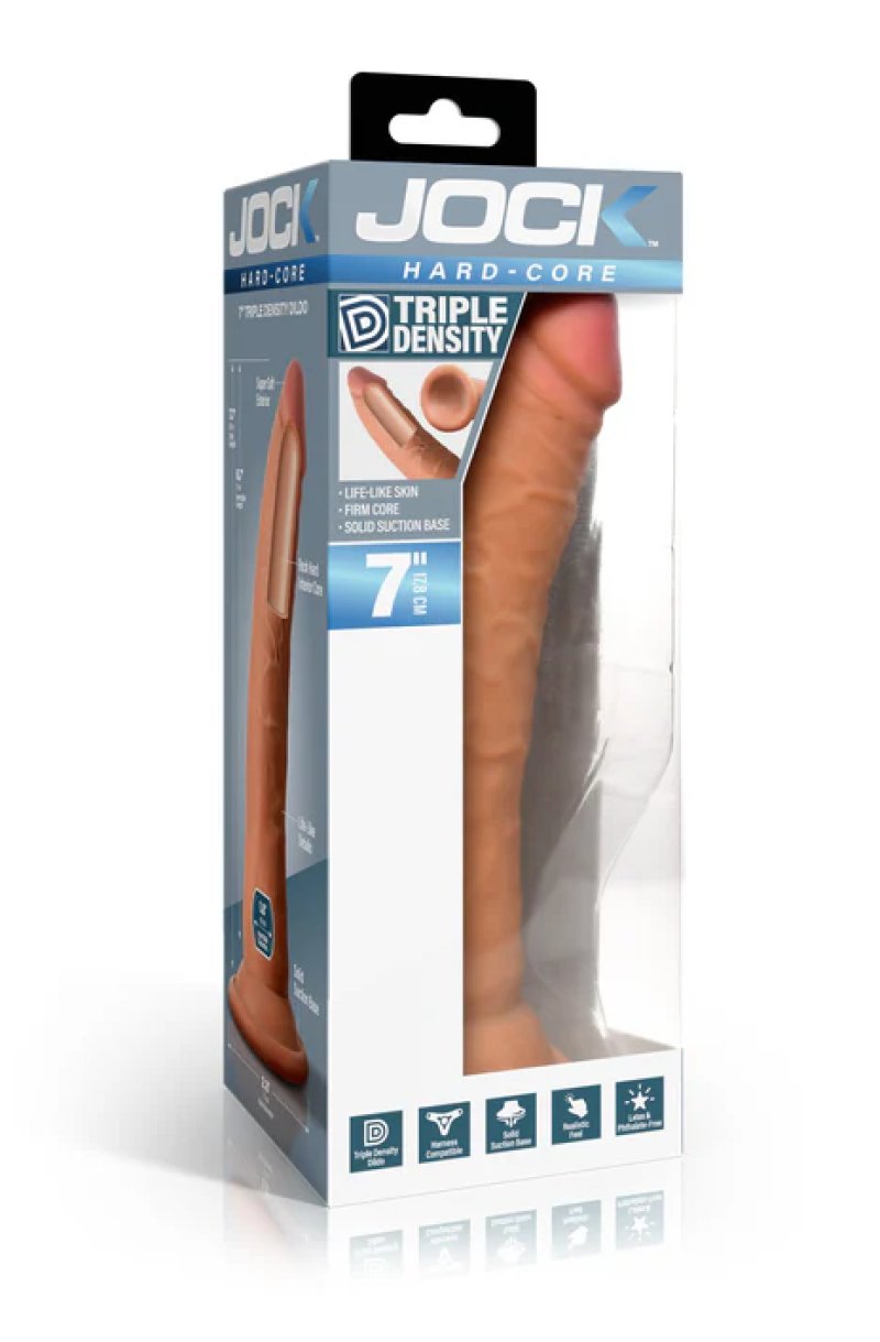 Hard-Core 7in Triple Density Dildo - Medium-CN1042-Med