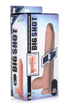 BIG SHOT 8" ROTATING RECHARGEABLE LIQUID SILICONE DONG WITH BALLS-CN19100910