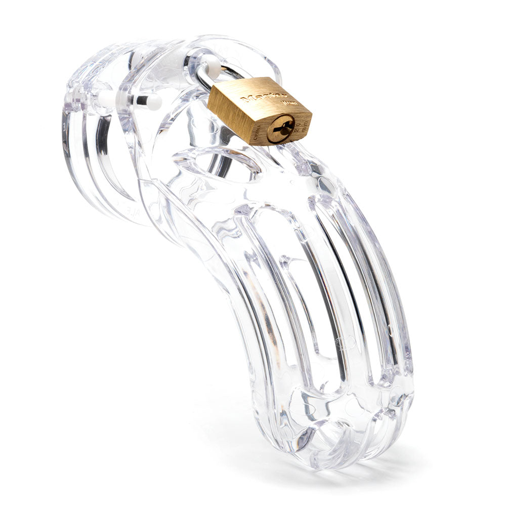 The Curve Chastity Cock Cage Kit - Clear-(crv-clr)