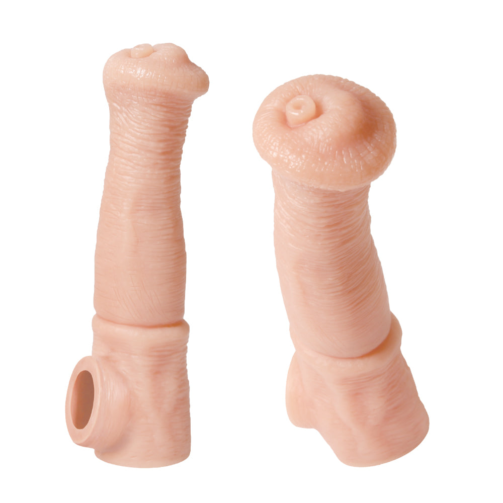 Kokos Cock Sleeve 012 - Flesh Penis Extension Sleeve - Large Size - CS.012-L