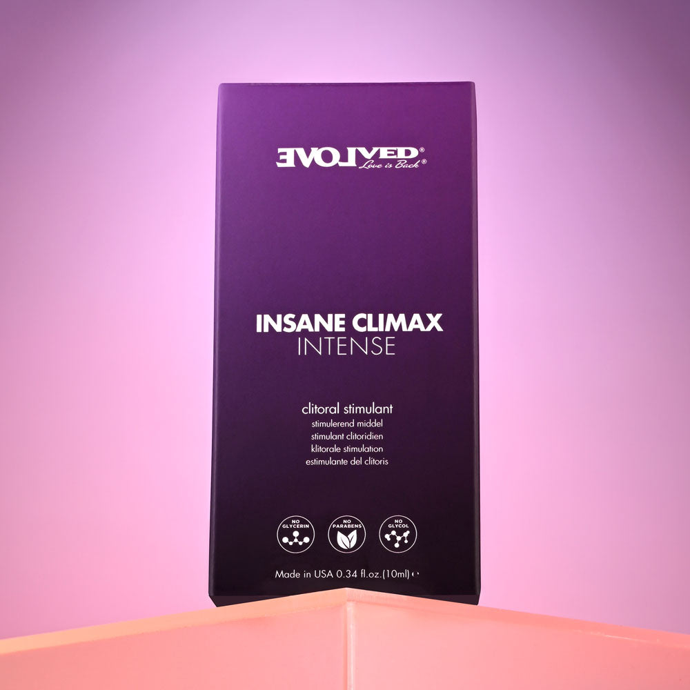 Evolved INSANE CLIMAX - INTENSE - Clitoral Stimulation Gel - 10 ml Tube-EN-LQ-4370-2