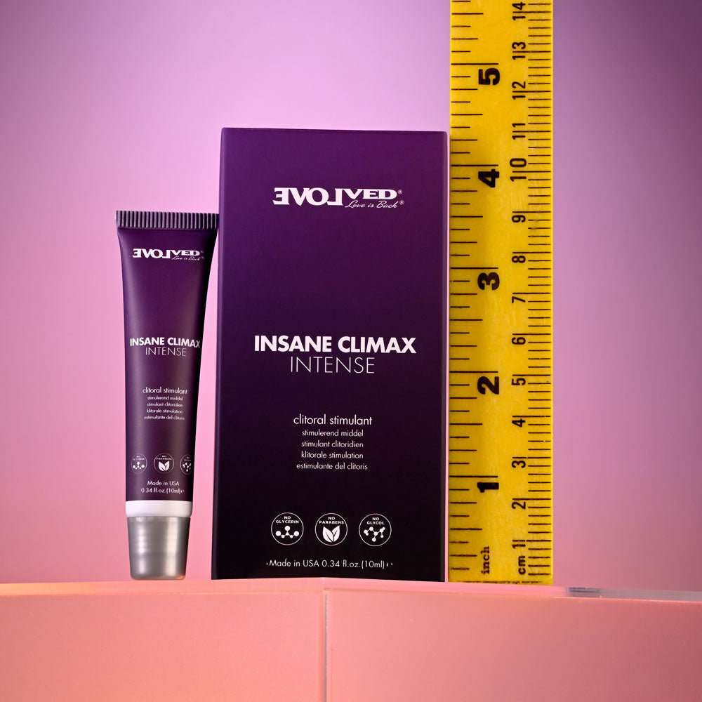 Evolved INSANE CLIMAX - INTENSE - Clitoral Stimulation Gel - 10 ml Tube