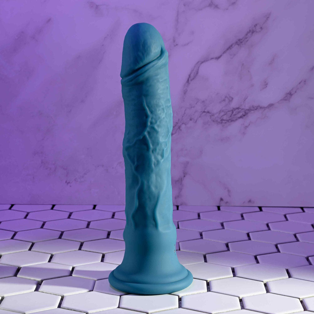 Evolved TSUNAMI - Blue 18.4 cm USB Rechargeable Vibrating Dong with Remote Control-EN-RD-4820-2