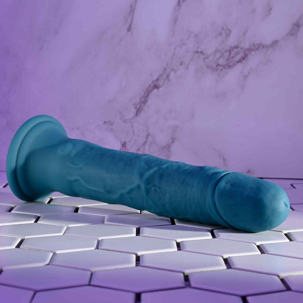 Evolved TSUNAMI - Blue 18.4 cm USB Rechargeable Vibrating Dong with Remote Control-EN-RD-4820-2