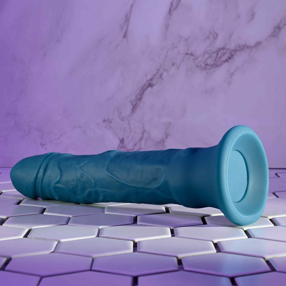 Evolved TSUNAMI - Blue 18.4 cm USB Rechargeable Vibrating Dong with Remote Control-EN-RD-4820-2