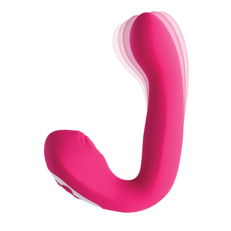 Evolved BUCK WILD - Pink USB Rechargeable Flicking Vibrator-EN-RS-0204-2