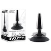 Evolved BEGINNER METAL PLUG - Black Chrome 11.2 cm USB Rechargeable Vibrating Butt Plug-EN-RS-1096-2