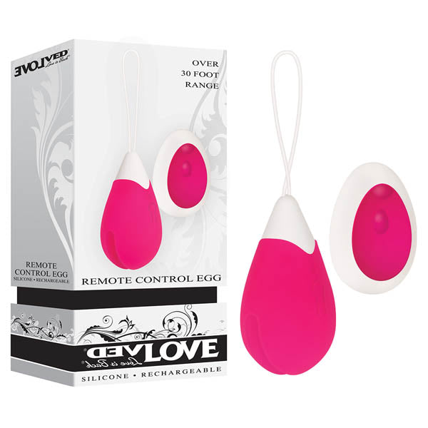 Evolved Remote Control Egg - Pink USB Rechargeable Egg with Wireless Remote Control-EN-RS-1271-2