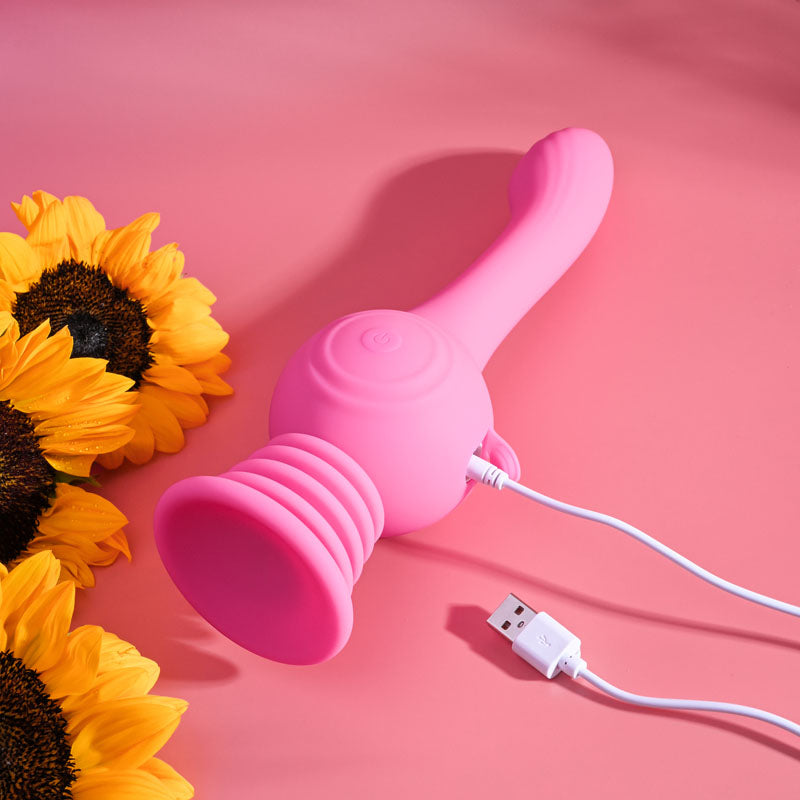 Evolved GYRO VIBE - Pink 24.8 cm USB Rechargeable Super Vibrator-EN-RS-1607-2