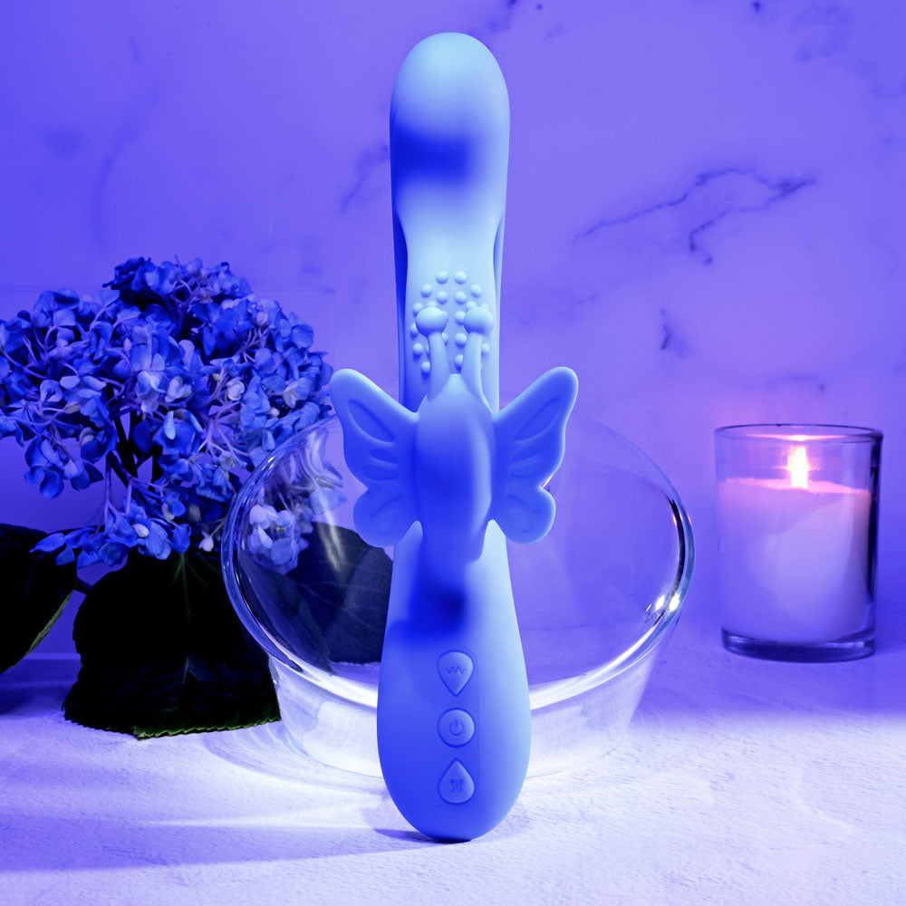 Evolved BUTTERFLY DREAMS - Purple 23.8 cm USB Rechargeable Butterfly Vibrator-EN-RS-2512-2