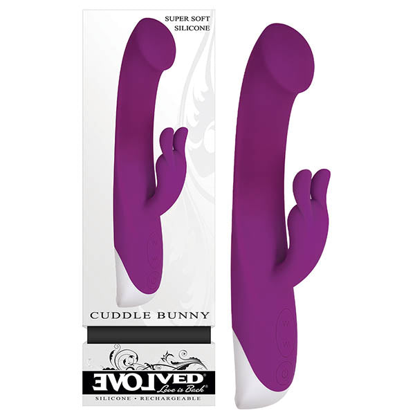 Cuddle Bunny - Purple 20.8 cm (8.2) USB Rechargeable Rabbit Vibrator-EN-RS-2858-2