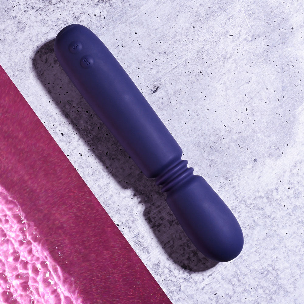 Evolved HANDY THRUSTER - Purple 20.3 cm USB Rechargeable Thrusting Vibrator-EN-RS-3069-2