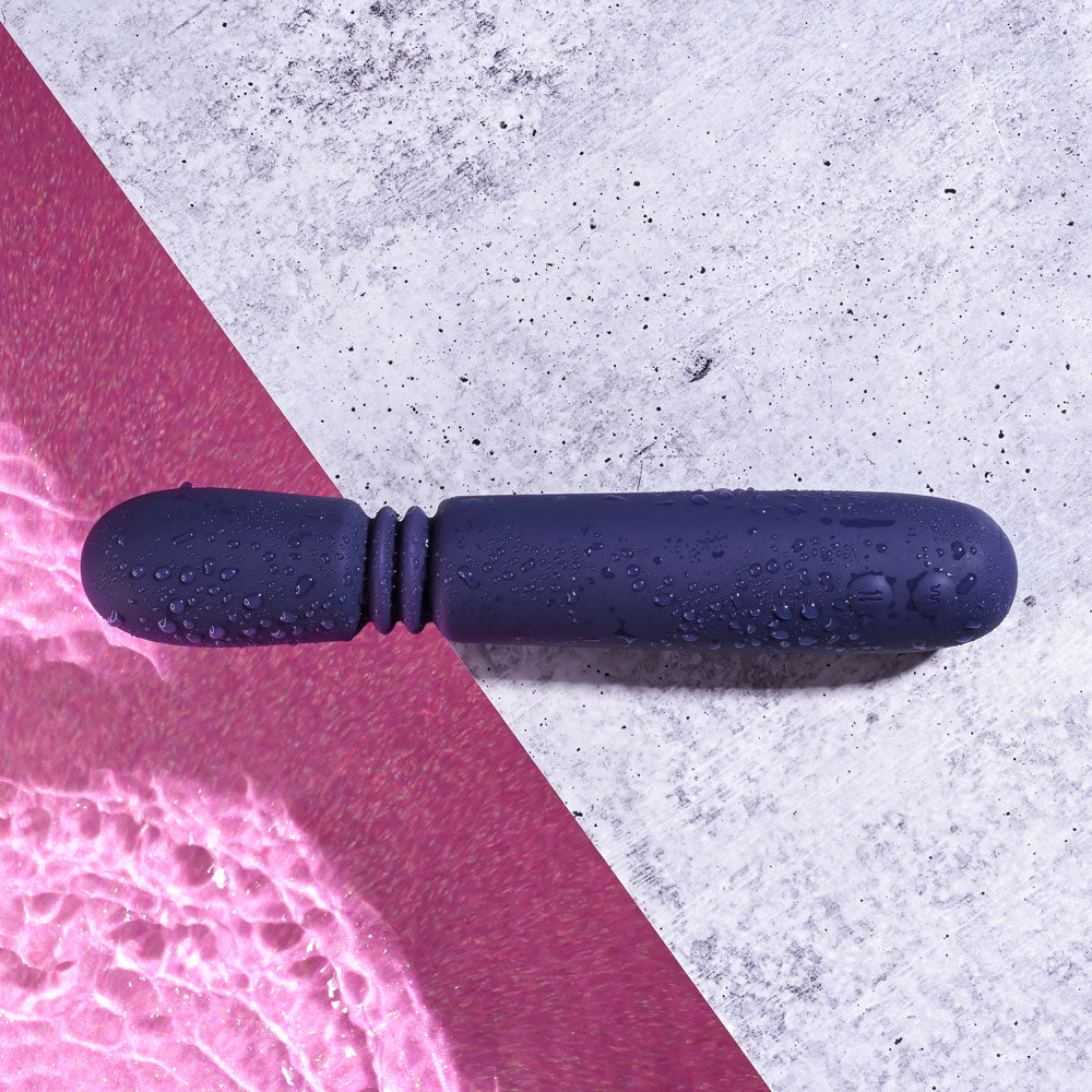 Evolved HANDY THRUSTER - Purple 20.3 cm USB Rechargeable Thrusting Vibrator-EN-RS-3069-2