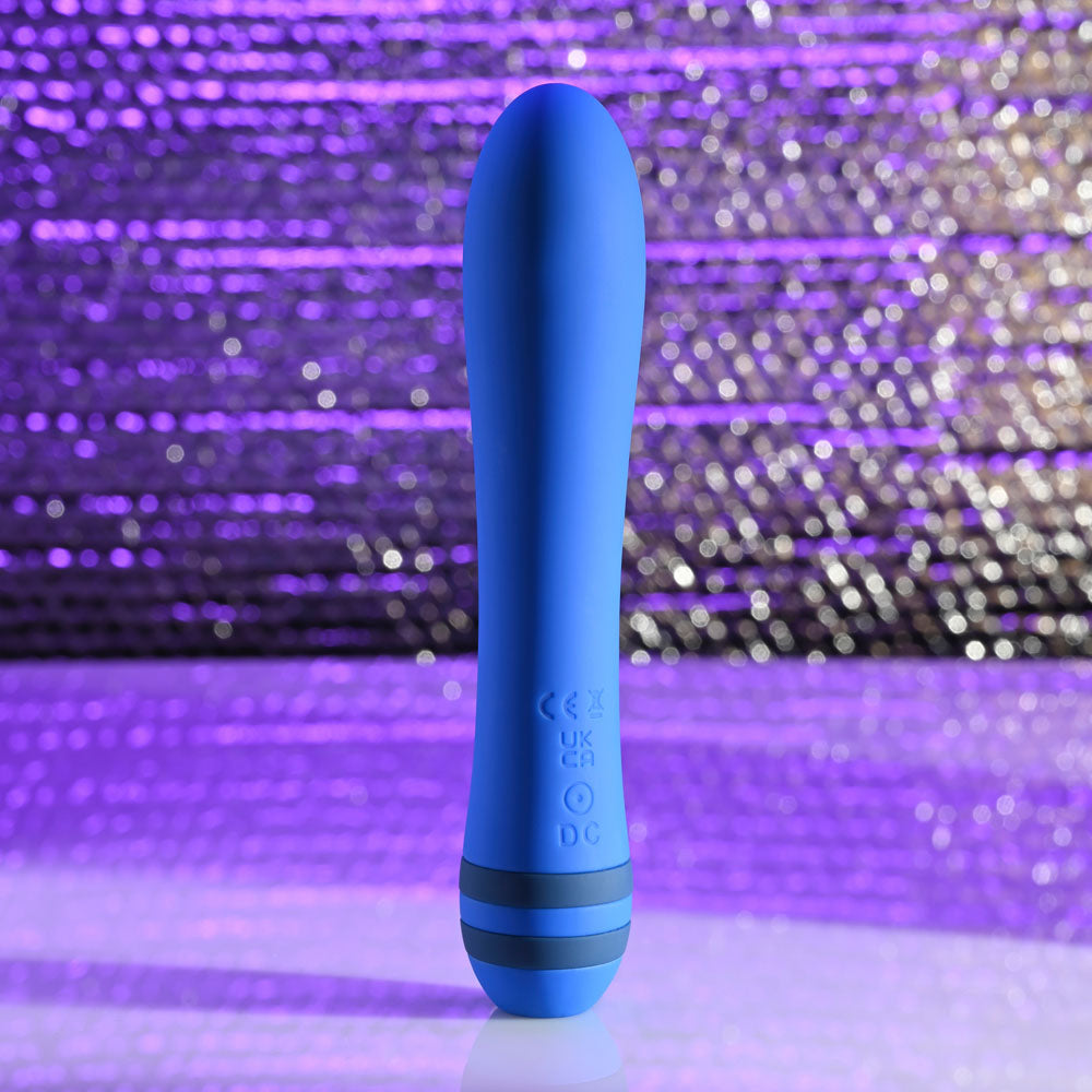 Evolved THE PLEASER - Blue 16.5 cm USB Rechargeable Vibrator-EN-RS-3649-2