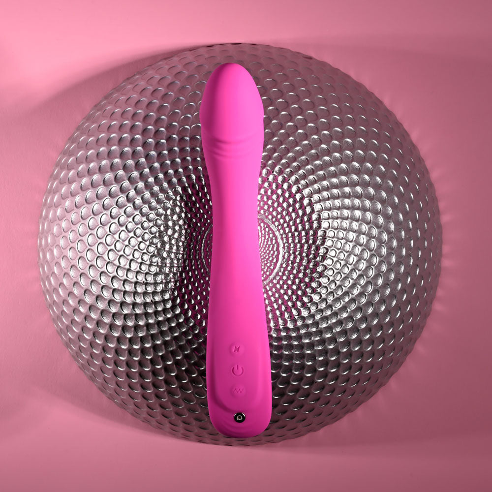 Evolved SUGAR RUSH - Pink 21.6 cm USB Rechargeable Vibrator-EN-RS-4875-2