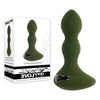 Evolved LIEUTENANT - Green 12.2 cm USB Rechargeable Vibrating Butt Plug-EN-RS-4882-2