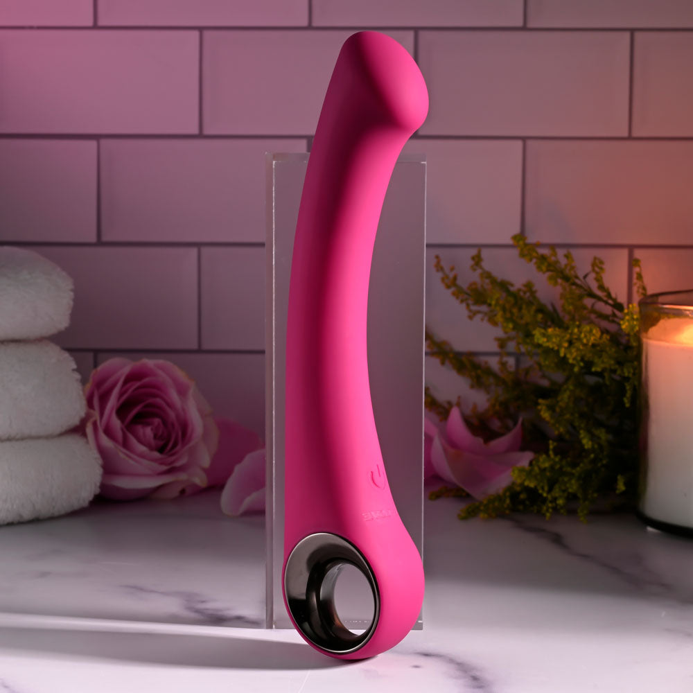 Evolved PLEASURE CURVE - Pink 19 cm USB Rechargeable Vibrator-EN-RS-4905-2