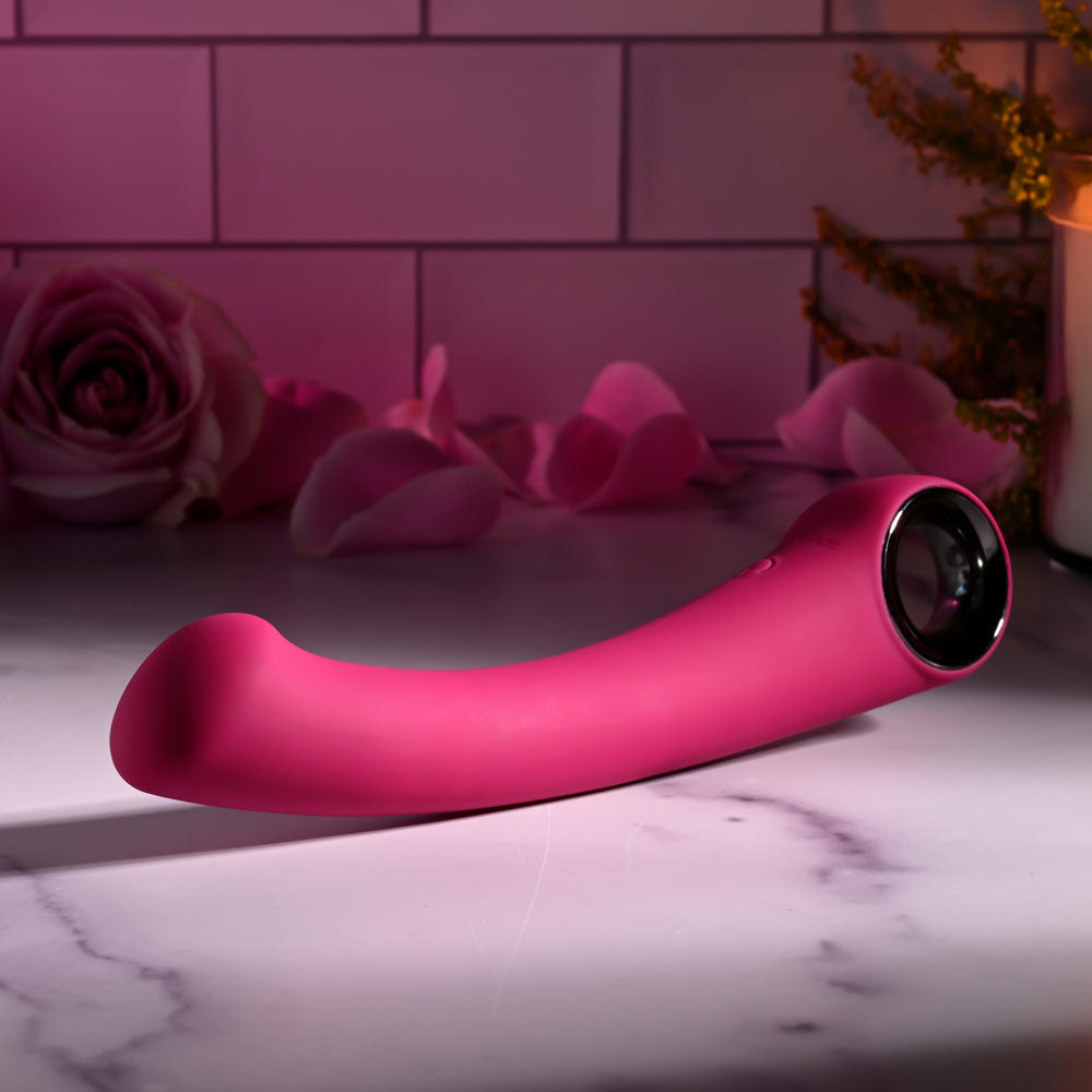 Evolved PLEASURE CURVE - Pink 19 cm USB Rechargeable Vibrator-EN-RS-4905-2